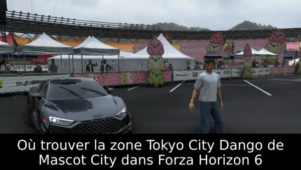 Où trouver la zone Tokyo City Dango de Mascot City dans Forza Horizon 6