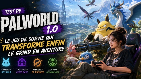 Test de Palworld 1.0 : le jeu de survie qui transforme enfin le grind en aventure