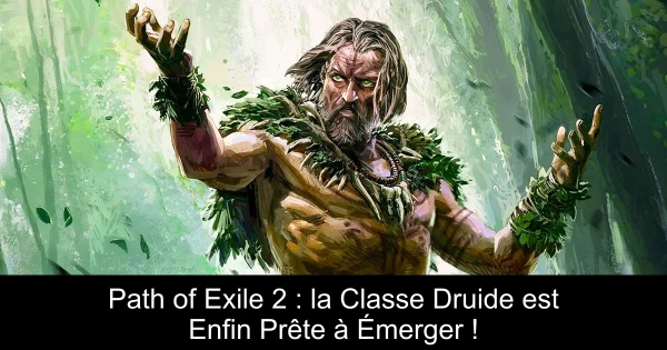 Path of Exile 2 : la Classe Druide est Enfin Prête à Émerger !