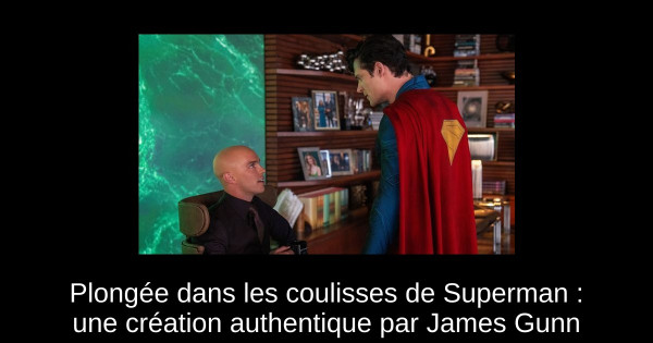 Plongée dans les coulisses de Superman : une création authentique par James Gunn