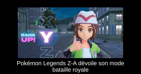 Pokémon Legends Z-A dévoile son mode bataille royale
