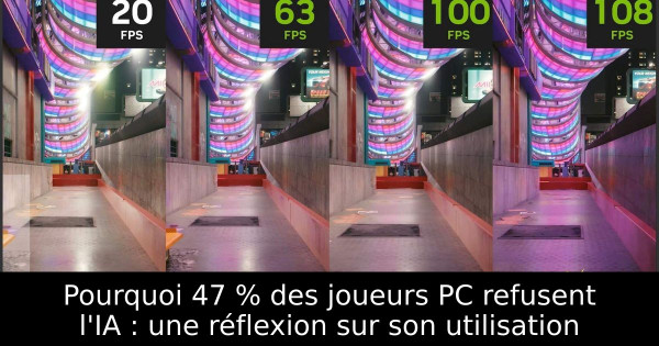Pourquoi 47 % des joueurs PC refusent l'IA : une réflexion sur son utilisation