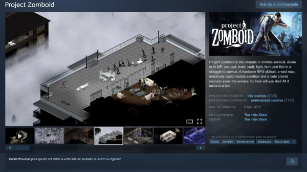 Project Zomboid : Attention aux mods malveillants sur Steam Workshop