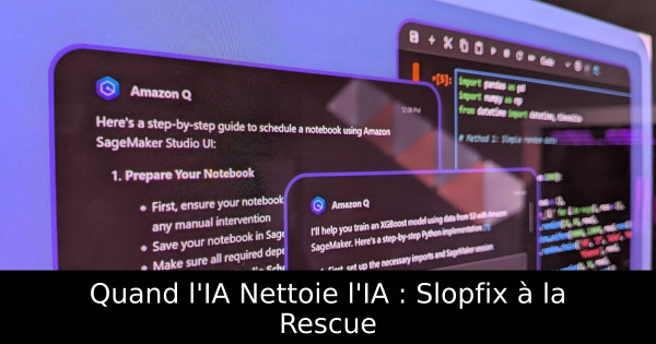 Quand l'IA Nettoie l'IA : Slopfix à la Rescue