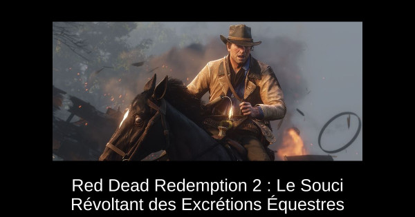 Red Dead Redemption 2 : Le Souci Révoltant des Excrétions Équestres
