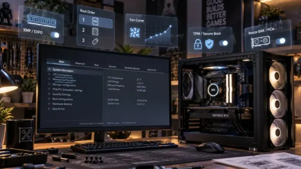 Réglages BIOS indispensables après avoir monté son PC