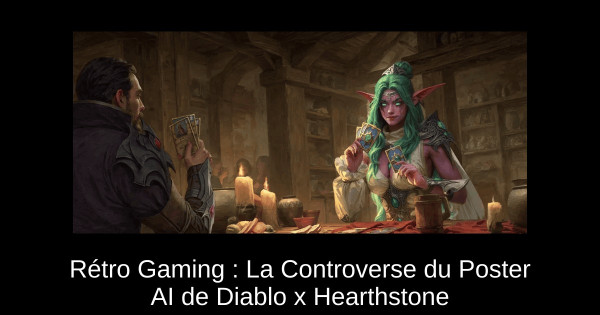 Rétro Gaming : La Controverse du Poster AI de Diablo x Hearthstone