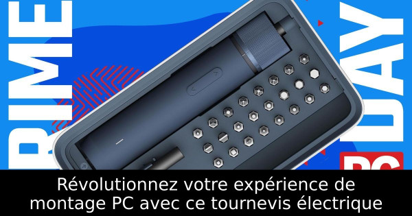 Révolutionnez votre expérience de montage PC avec ce tournevis électrique
