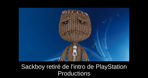 Sackboy retiré de l'intro de PlayStation Productions