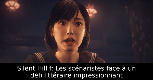 Silent Hill f: Les scénaristes face à un défi littéraire impressionnant