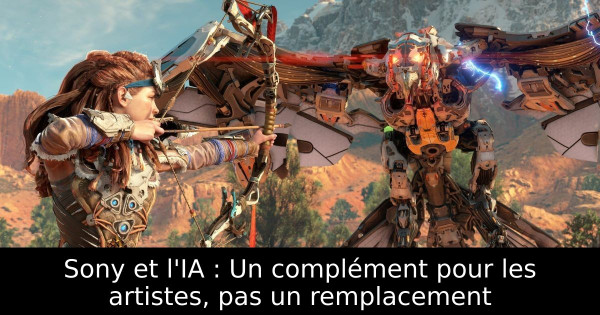 Sony et l'IA : Un complément pour les artistes, pas un remplacement