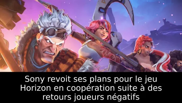Sony revoit ses plans pour le jeu Horizon en coopération suite à des retours joueurs négatifs