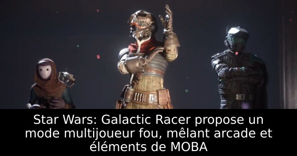 Star Wars: Galactic Racer propose un mode multijoueur fou, mêlant arcade et éléments de MOBA