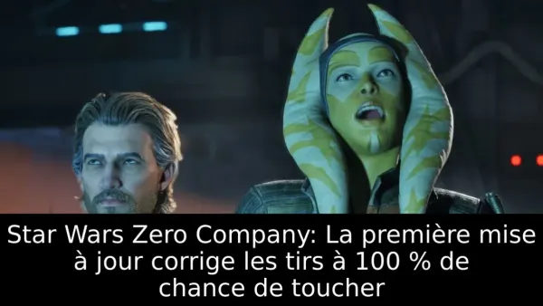 Star Wars Zero Company: La première mise à jour corrige les tirs à 100 % de chance de toucher