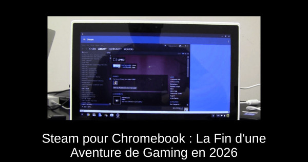 Steam pour Chromebook : La Fin d'une Aventure de Gaming en 2026