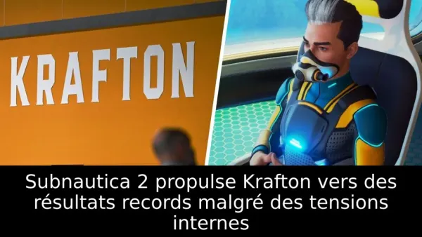 Subnautica 2 propulse Krafton vers des résultats records malgré des tensions internes