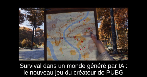 Survival dans un monde généré par IA : le nouveau jeu du créateur de PUBG