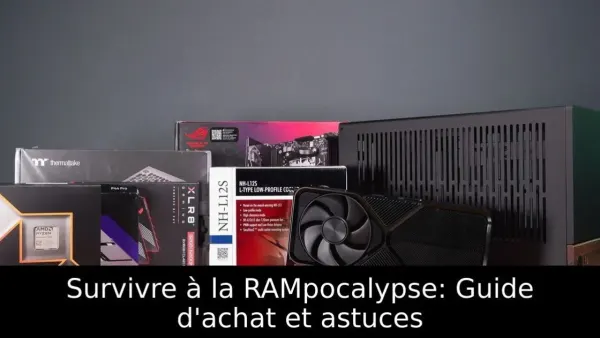 Survivre à la RAMpocalypse: Guide d'achat et astuces
