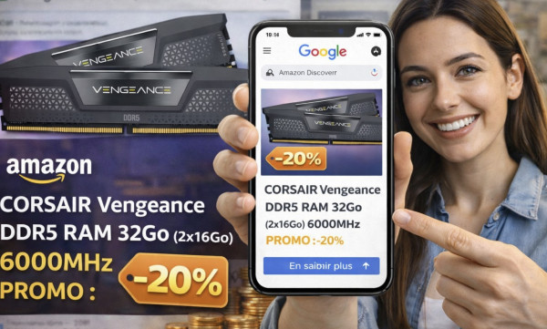 Test & Avis CORSAIR Vengeance DDR5 32Go 6000MHz CL36 AMD EXPO – La RAM Gaming Incontournable