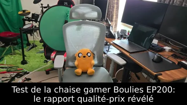 Test de la chaise gamer Boulies EP200: le rapport qualité-prix révélé