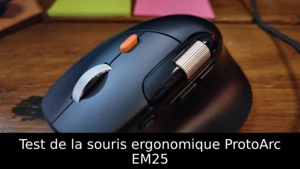 Test de la souris ergonomique ProtoArc EM25