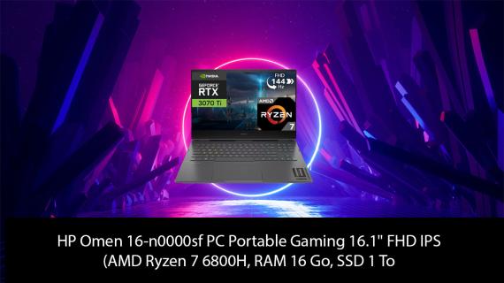 Test du PC Portable Gaming HP Omen 16-n0000sf : Puissance et Performance au Rendez-vous