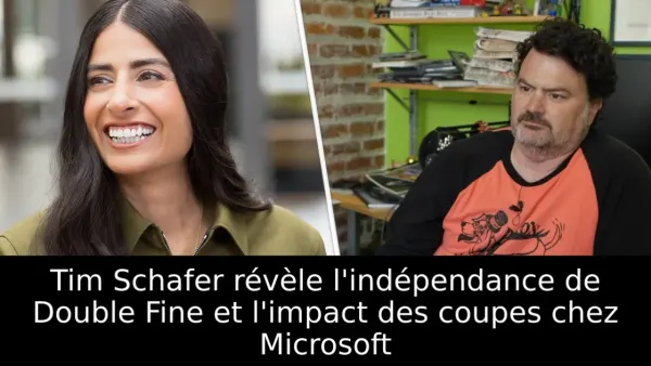 Tim Schafer révèle l'indépendance de Double Fine et l'impact des coupes chez Microsoft