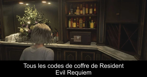 Tous les codes de coffre de Resident Evil Requiem