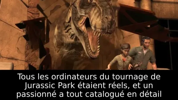 Tous les ordinateurs du tournage de Jurassic Park étaient réels, et un passionné a tout catalogué en détail
