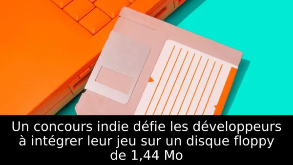 Un concours indie défie les développeurs à intégrer leur jeu sur un disque floppy de 1,44 Mo