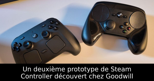 Un deuxième prototype de Steam Controller découvert chez Goodwill