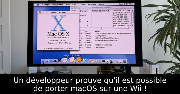 Un développeur prouve qu'il est possible de porter macOS sur une Wii !