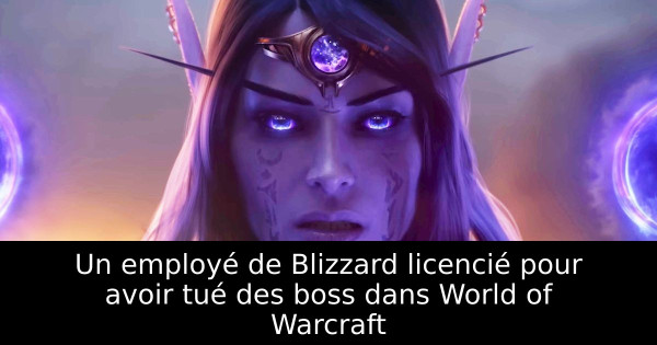 Un employé de Blizzard licencié pour avoir tué des boss dans World of Warcraft