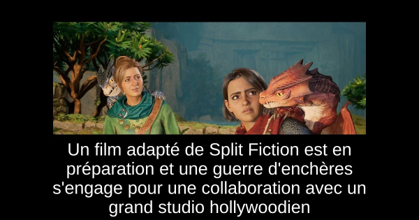Un film adapté de Split Fiction est en préparation et une guerre d'enchères s'engage pour une collaboration avec un grand studio hollywoodien