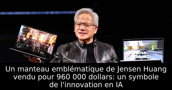 Un manteau emblématique de Jensen Huang vendu pour 960 000 dollars: un symbole de l'innovation en IA