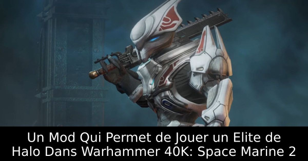 Un Mod Qui Permet de Jouer un Elite de Halo Dans Warhammer 40K: Space Marine 2