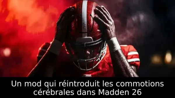 Un mod qui réintroduit les commotions cérébrales dans Madden 26