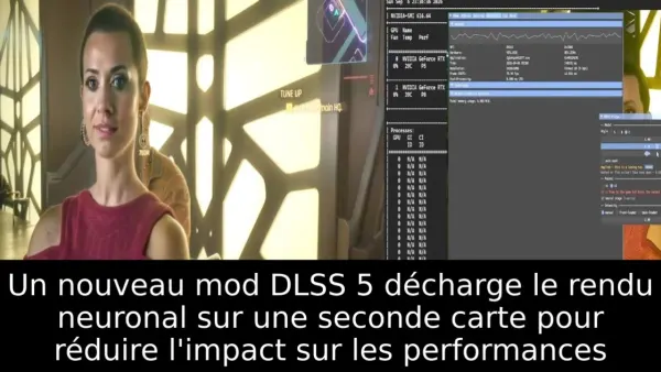 Un nouveau mod DLSS 5 décharge le rendu neuronal sur une seconde carte pour réduire l'impact sur les performances