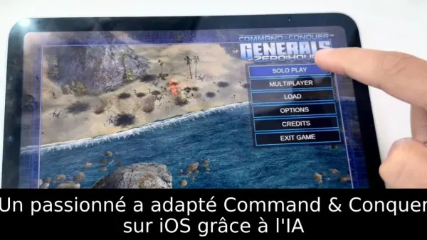 Un passionné a adapté Command & Conquer sur iOS grâce à l'IA