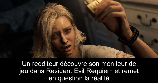 Un redditeur découvre son moniteur de jeu dans Resident Evil Requiem et remet en question la réalité