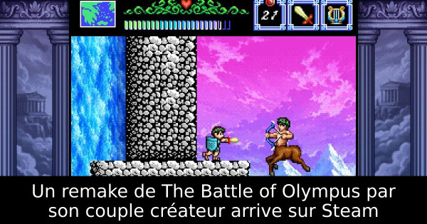 Un remake de The Battle of Olympus par son couple créateur arrive sur Steam