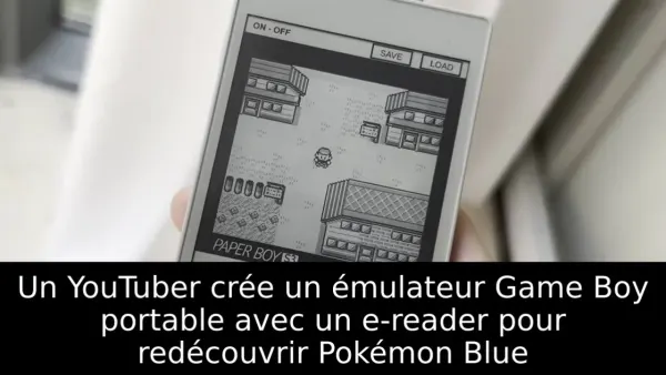 Un YouTuber crée un émulateur Game Boy portable avec un e-reader pour redécouvrir Pokémon Blue