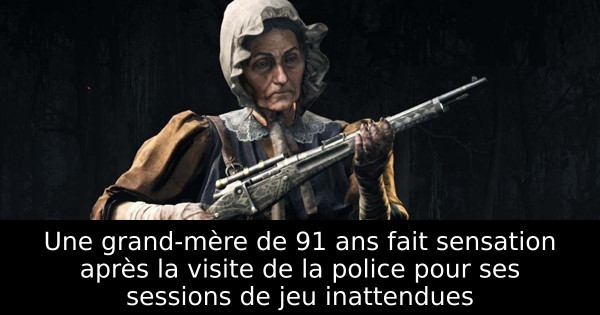 Une grand-mère de 91 ans fait sensation après la visite de la police pour ses sessions de jeu inattendues
