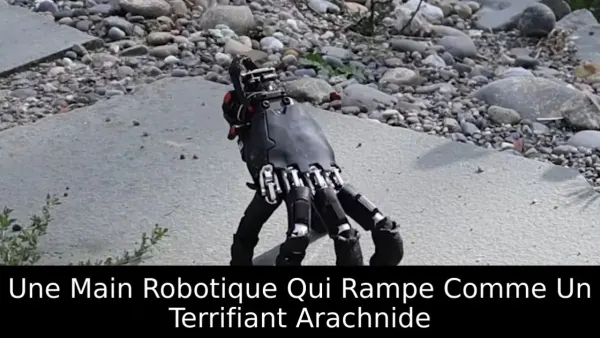 Une Main Robotique Qui Rampe Comme Un Terrifiant Arachnide