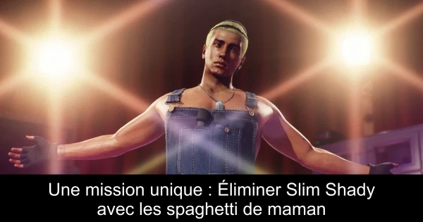 Une mission unique : Éliminer Slim Shady avec les spaghetti de maman