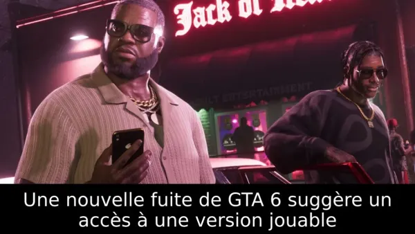 Une nouvelle fuite de GTA 6 suggère un accès à une version jouable