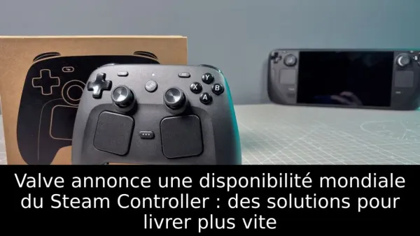 Valve annonce une disponibilité mondiale du Steam Controller : des solutions pour livrer plus vite