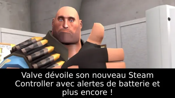 Valve dévoile son nouveau Steam Controller avec alertes de batterie et plus encore !
