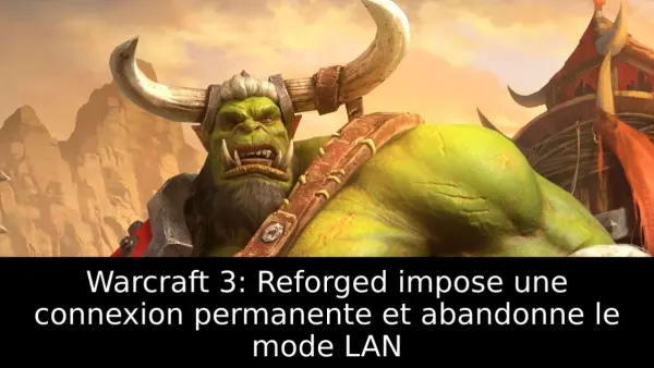 Warcraft 3: Reforged impose une connexion permanente et abandonne le mode LAN
