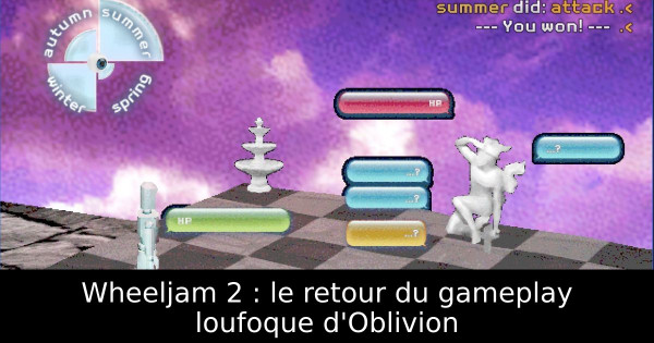 Wheeljam 2 : le retour du gameplay loufoque d'Oblivion